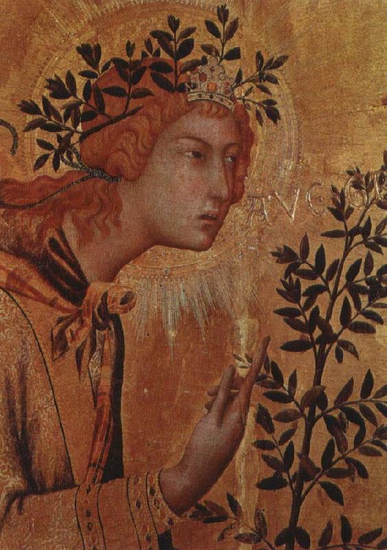 angeln gabriel, bebadelsen, Simone Martini